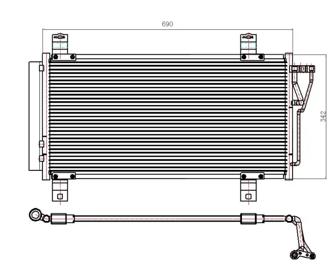 ORIS CMZ648016 Klima Radyatörü GSYD6148ZCZA resmi