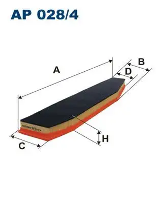 FILTRON AP028/4 Hava Filtresi 13713428558 resmi