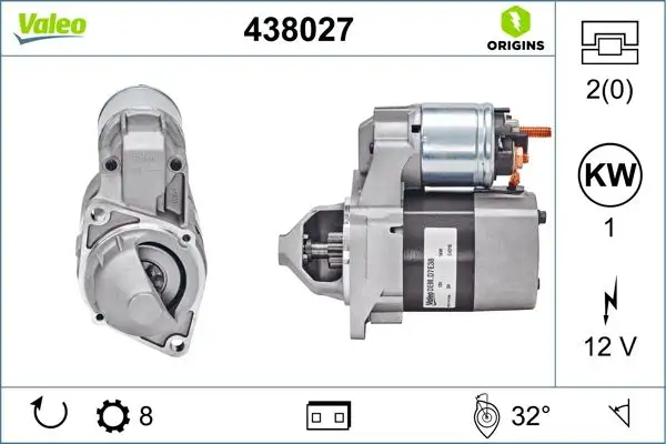 VALEO 438027 Marş Motoru resmi