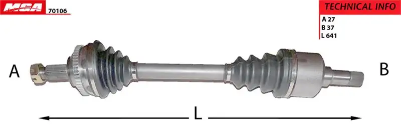 MGA 70106 Ön Aks (Sol) 9626083988 resmi