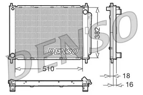 DENSO DRM23100 Radyatör resmi