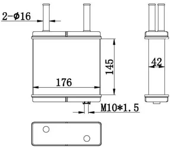 ORIS KMI044042 Kalorifer Radyatörü 976062W001 resmi