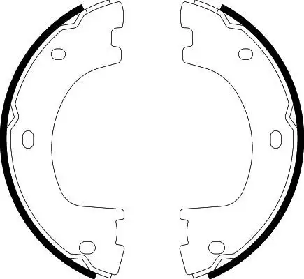 HELLA 8DA355050-071 El Fren Balatası resmi