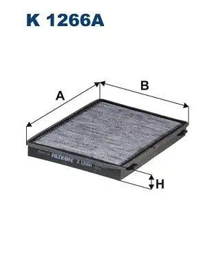 FILTRON K1266A Polen Filtresi (Karbonlu) resmi