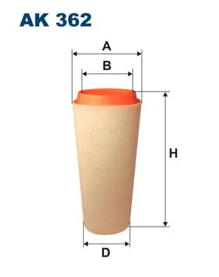 FILTRON AK362 Hava Filtresi resmi