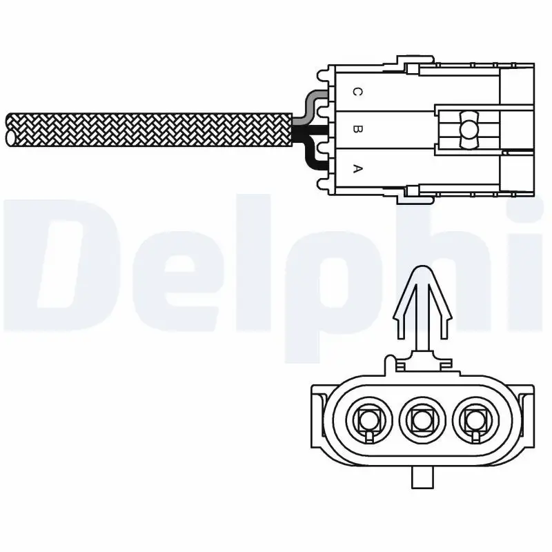 DELPHI ES10992-12B1 Oksijen Sensörü 7700872878 resmi