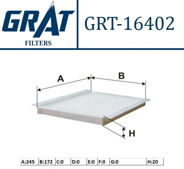 GRAT 16402 Polen Filtresi 971332L000 resmi