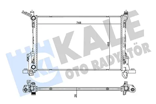 KALE 356320 Radyatör resmi