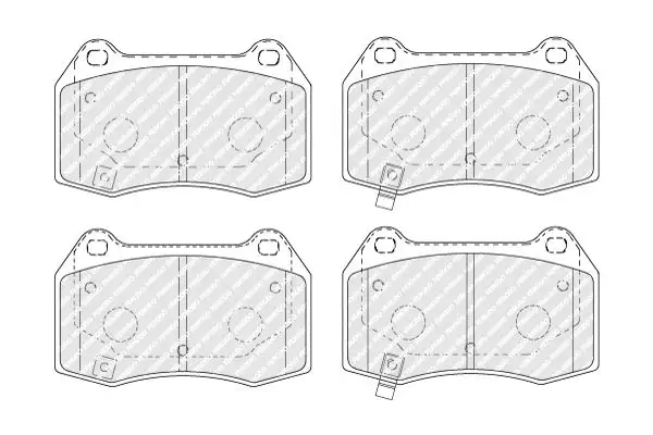 FERODO FDB1561 Ön Fren Balatası resmi