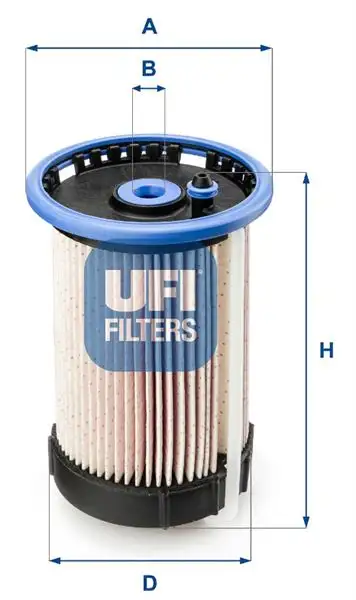 UFI 26.032.00 Yakıt Filtresi 7N0127177C resmi