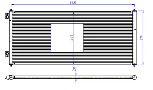 ORIS CFR971016 Klima Radyatörü YC1H19710BA resmi