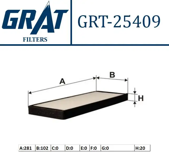 GRAT 25409 Polen Filtresi 96331028 resmi