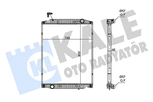 KALE 349485 Radyatör resmi