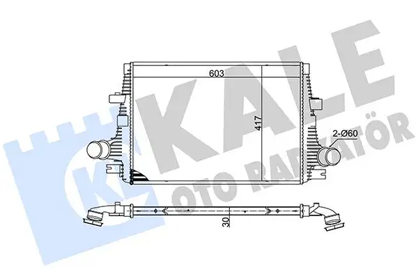 KALE 375755 Turbo Radyatörü 60692222 resmi