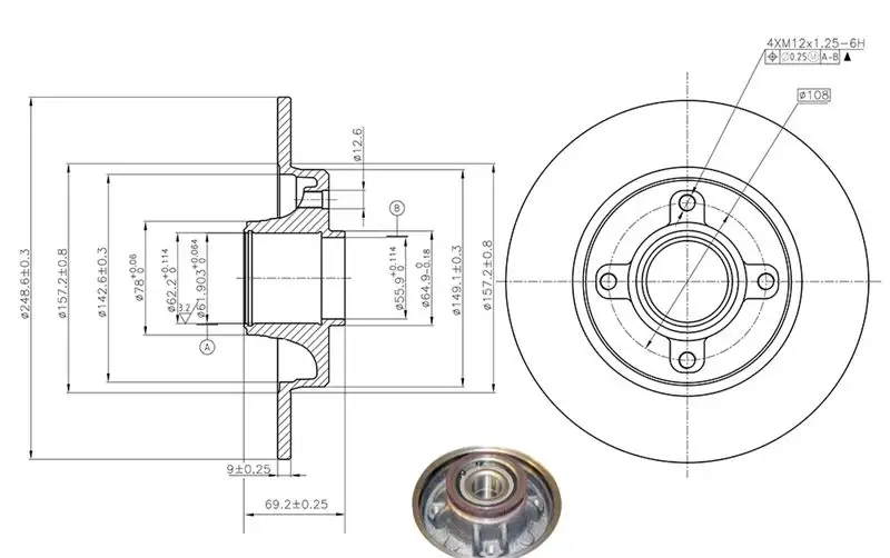 MGA 50422 Arka Fren Diski 424932 resmi