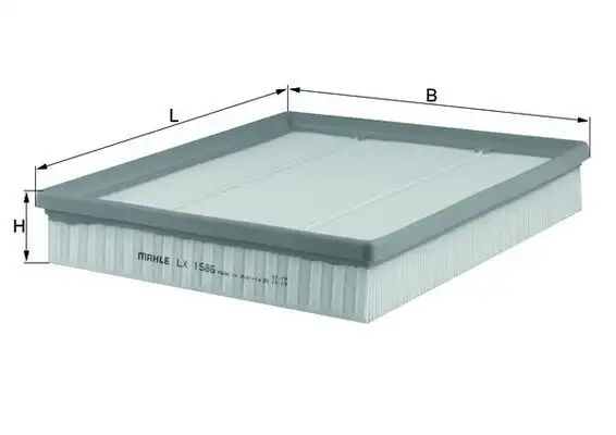 MAHLE LX1586 Hava Filtresi resmi