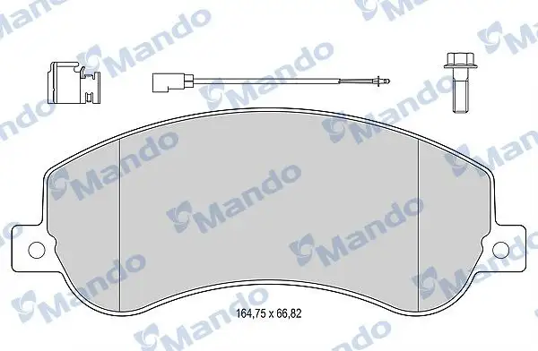 MANDO MBF015034 Ön Fren Balatası resmi