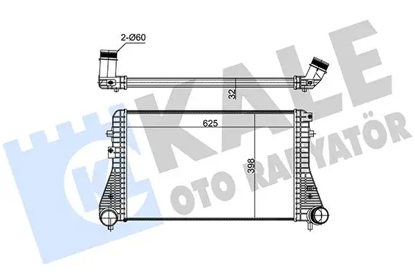 KALE 375735 Turbo Radyatörü resmi