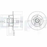 DELPHI BG3030 Arka Fren Diski