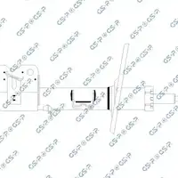GSP 32307542 Ön Amortisör (Sol)
